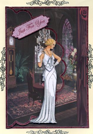 My Elegant Parlour Envelope Card by Jane Faultless