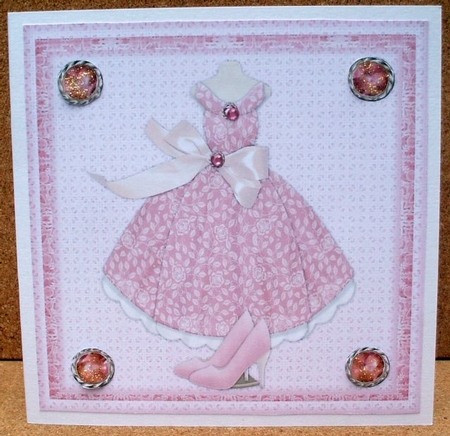 Fashion In Pink Quick card by Jane Halton