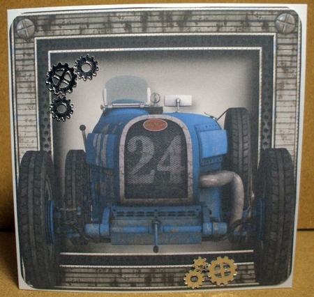 The Vintage Race Car 8x8 by Jane Halton