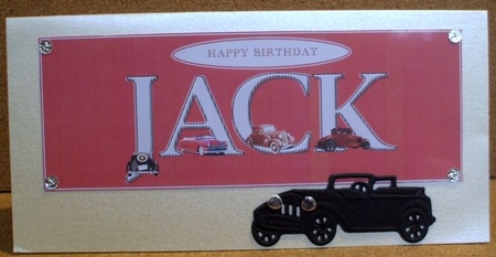 Large DL name card (Jack) by Jane Halton