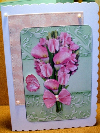 Bouquet Pink Flowers Mini Kit by Jane Halton
