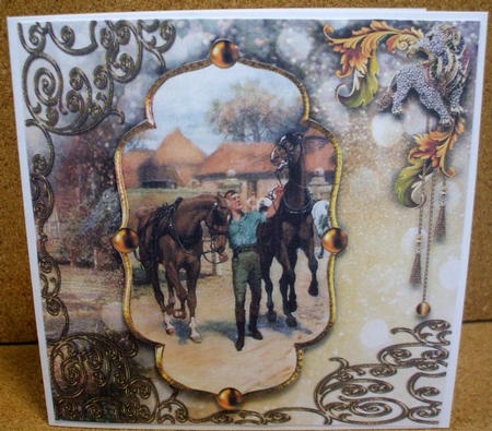 Misty  Morning - Fresh Horses by Jane Halton