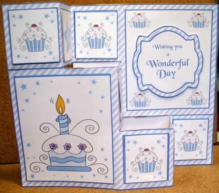 TSF Cupcake (blue) by Jane Halton