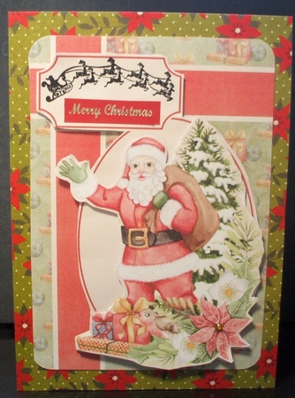 Festive Frolics Santa by Jane Halton