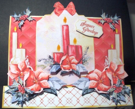 FRAME STEPPER CARD - Candle Glow by Jane Halton