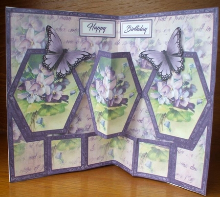 Hex Vintage Violets by Jane Halton