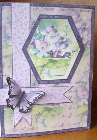 Hex Vintage Violets by Jane Halton