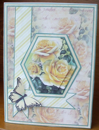 Hex Yellow roses by Jane Halton