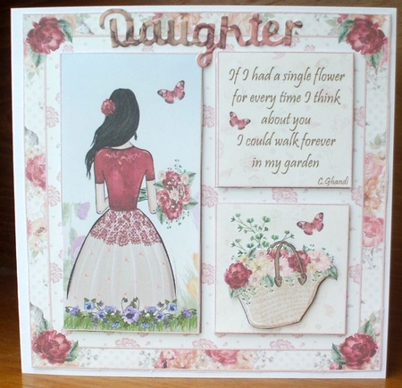 Summer Special Birthday Decoupage Mini Kit by Jane Halton