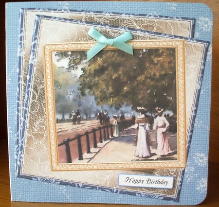 MIX n MATCH SENTIMENTS 3 LADIES AT THE RACES by Jane Halton