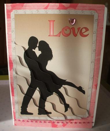 Lovers Silhoutte Wavy Corner Stacker by Jane Halton