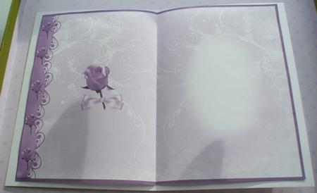 Purple Rose Insert by Jane Halton