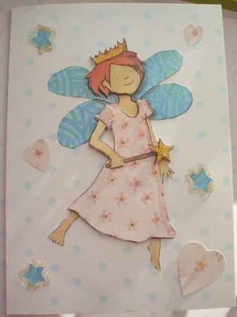 Pretty Pink Fairy Step by Step Decoupage Sheet by Jane Halton