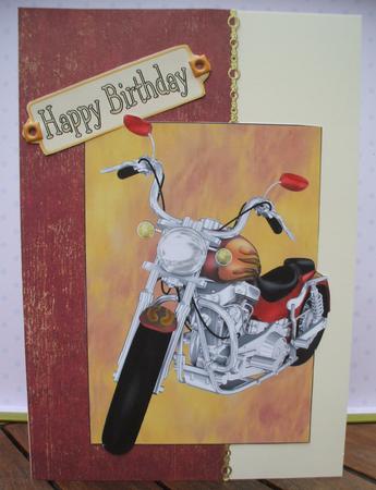 Head Out on the Highway Motorcycle Topper Sheet by Jane Halton