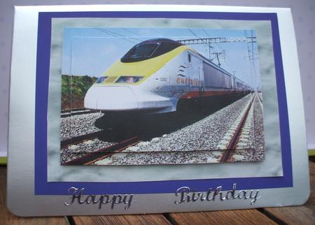 Modern Train Pyramid by Jane Halton