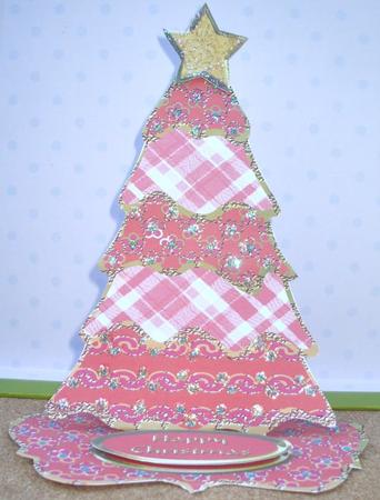 Christmas Tree Easel (red) by Jane Halton