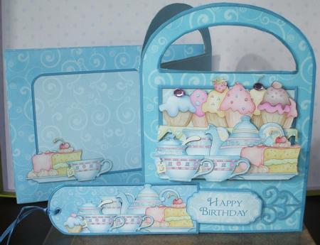 Tea Time Treats - Gift Bag Pocket Card Kit by Jane Halton