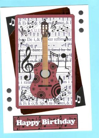 Guitar Birthday by Jane Halton