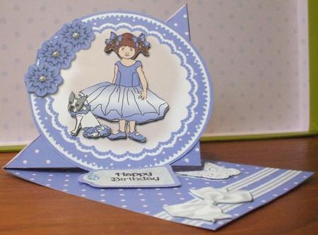 Dance Recital Easel with a Twist Card Kit by Jane Halton