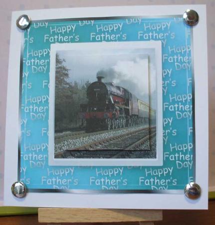 Fathers Day Steam Train 1 by Jane Halton