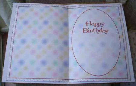 Colourful Dots Happy Birthday Insert Red by Jane Halton