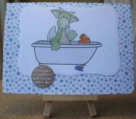 Ruperts Bathtime Coloured by Jane Halton