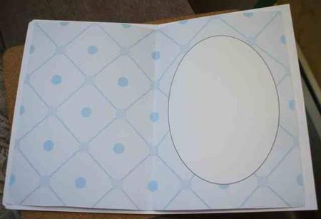 Blue Patterned Insert by Jane Halton