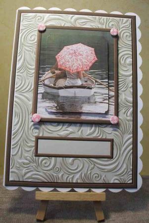 Romance on the Water Card Front by Jane Halton
