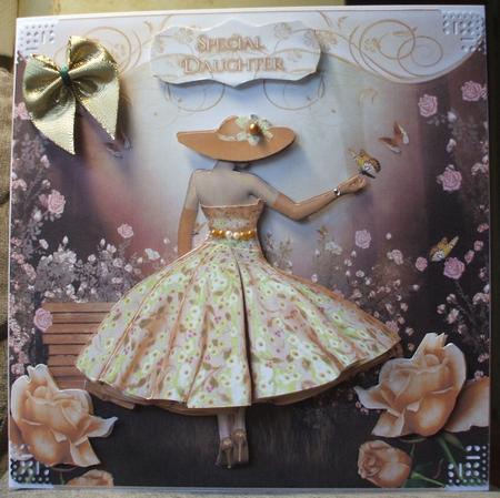 1950's Bronze Butterfly Lady Mini Kit by Jane Halton