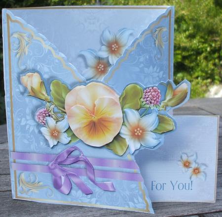 Curved Flap Gatefold Kit - Pansy by Jane Halton