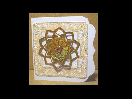 Vintage Rose 8x8 Blank Card Front - Bright Shade by Jane Halton