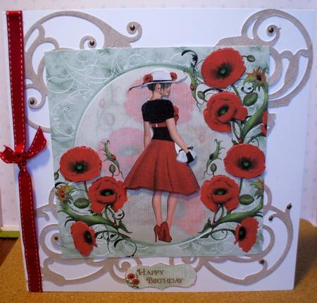 Poppy at Ladies Day Mini Kit by Jane Halton