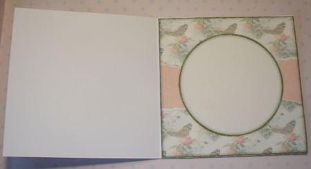 Beautiful 6x6 Torn Strip Vintage Butterfly Insert by Jane Halton