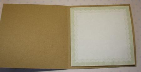 Cream Lace Edge 7in x 7in Square Insert Panel Sheet by Jane Halton