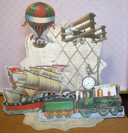 Giant Easel Tableau 3D Card Kit - Golden Years Male 60-100 by Jane Halton