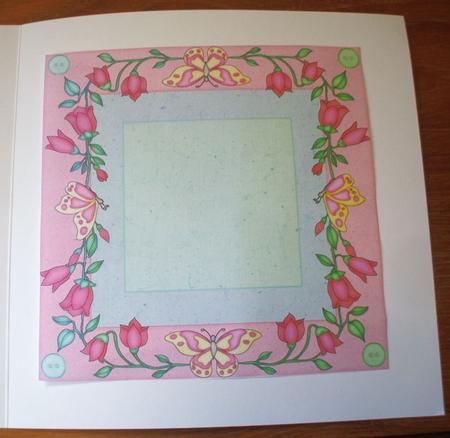 Bluebirds Flowers and Butterflies for the Girl Insert by Jane Halton