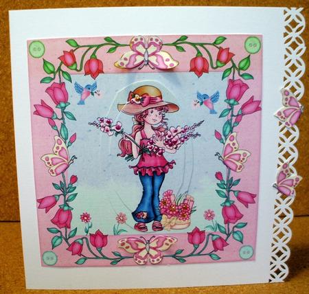 Bluebirds, Flowers and Butterflies for the Girl by Jane Halton