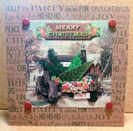 Santa's Tree Delivery Mini Kit by Jane Halton