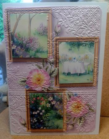 Tea in the Garden & Wild Roses Frame Trio by Jane Halton