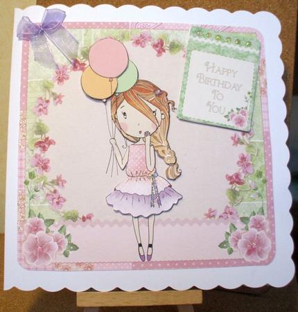 Pretty Birthday Party Girl Mini Kit by Jane Halton