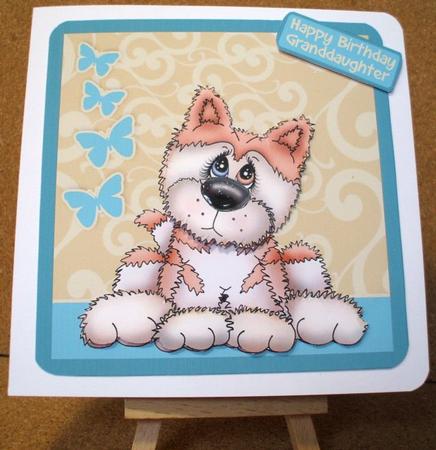 Husky Dog Birthday Mini Kit by Jane Halton