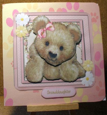 8x8 Mini Kit Lovely Teddy Pink  by Jane Halton