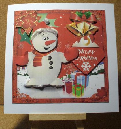 Jolly Snowman Decoupage Mini Kit by Jane Halton