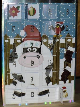 Advent Calendar Card 'christ-mooos Time' by Jane Hamilton