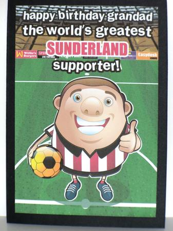 Sunderland Football Club Happy Birthday Grandad by Jane Hamilton