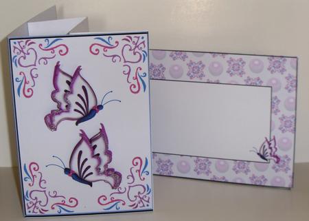 Internal Window Card - Butterfly Duo by Jane Hamilton
