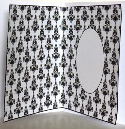Black & White Cardmaking Insert by Jane Hamilton