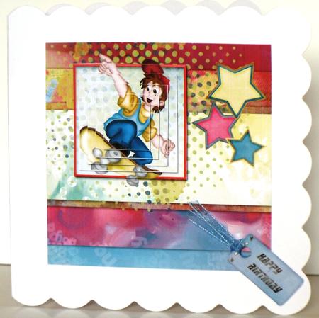 Skateboard 6inch Pyramid by Jane Hamilton