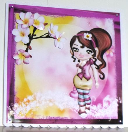 Sassy Girl 8x8inch Step by Step by Jane Hamilton
