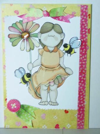 Daisy Bee Doodles Large Image by Jane Hamilton